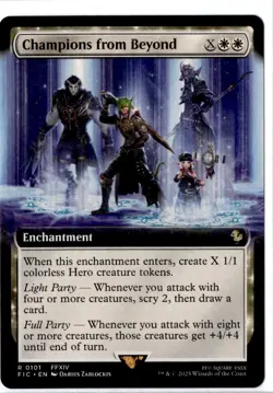 Champions from Beyond (Extended Art) | 0101 | Rare | MTG X Final Fantasy - Image 1