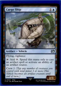 Cargo Ship | 0047 | Uncommon | MTG X Final Fantasy - Image 1