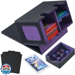 FOTEEMO Deck Box Compatible with Mtg Cards, Prime Card Display Commander Box - Image 1