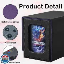 FOTEEMO Deck Box Compatible with Mtg Cards, Prime Card Display Commander Box - Image 3