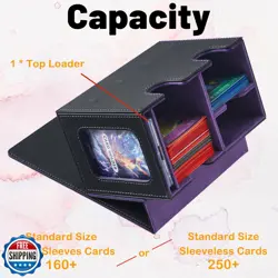 FOTEEMO Deck Box Compatible with Mtg Cards, Prime Card Display Commander Box - Image 4