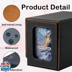 FOTEEMO Deck Box Compatible with Mtg Cards, Prime Card Display Commander Box - Image 3