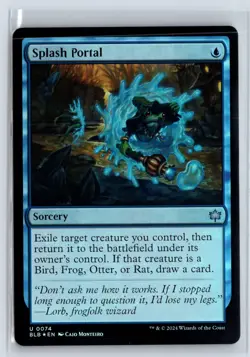 FOIL Splash Portal Bloomburrow Uncommon - MTG Magic the Gathering Card - Image 1