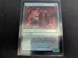 MTG Magic the Gathering FOIL Lattice-Blade Mantis ONE! - Image 1
