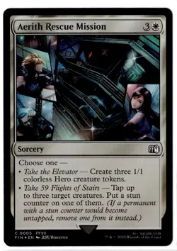 Aerith Rescue Mission (Foil) | 0005 | Common | MTG X Final Fantasy - Image 1