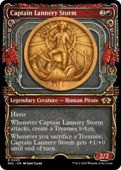 Captain Lannery Storm -Foil Light Play MTG - Image 1