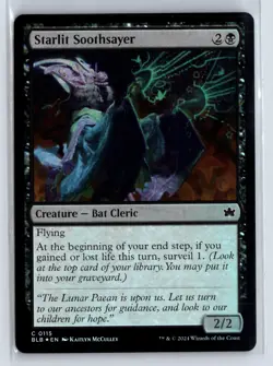 FOIL Starlit Soothsayer Bloomburrow - MTG Magic the Gathering Card - Image 1