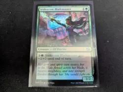 MTG Magic the Gathering FOIL Iridescent Blademaster MOM! - Image 1