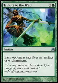 Tribute to the Wild - Medium Play MTG Commander - Image 1