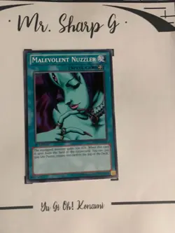 MALEVOLENT NUZZLER - 1st EDITION BP02-EN132 ENGLISH Yu-Gi-Oh! CARD COMMON KONAMI - Image 3