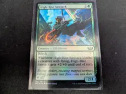 MTG Magic the Gathering FOIL High-Rise Sawjack SNC! - Image 1