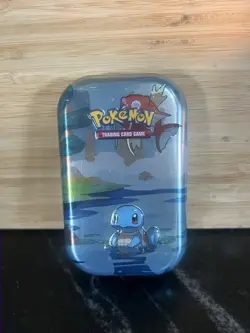Pokemon TCG Squirtle Mini Tin 2019 Kanto Friends - SEALED - Image 1