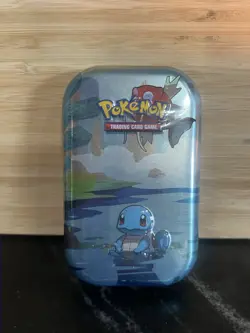 Pokemon TCG Squirtle Mini Tin 2019 Kanto Friends - SEALED - Image 1