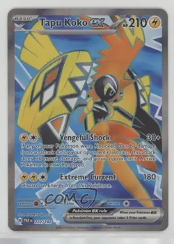 Tapu Koko ex Ultra Rare Pokemon Scarlet & Violet Paradox Rift (PAREN) #222 1kx5 - Image 1