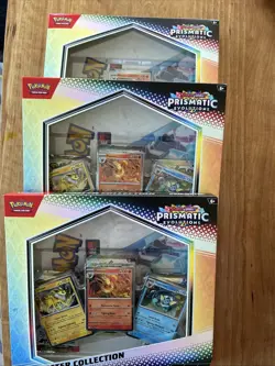 Pokemon Prismatic Evolutions Poster Collection Box Lot Of 3 New Sealed - Image 1