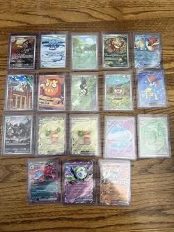 Pokemon Black Bolt/White Flare Lot of 18 Ultra Rare-Rare Cards, illustration - Image 1