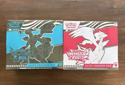 Pokemon TCG White Flare and Black Bolt Elite Trainer Box ETB SEALED - Fast Ship - Image 1