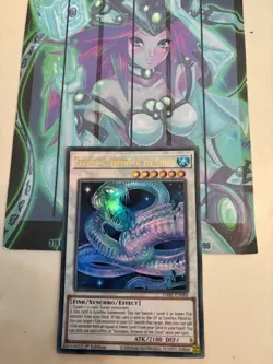 Yugioh 1x Arionpos, Serpent of the Ghoti DABL-EN088 Darkwing Blast 1st Ed NM - Image 1
