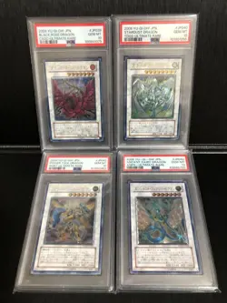 PSA 10 Black Rose Stardust Power Toul Ancient Dragon Ultimate YuGiOh Japanese - Image 1