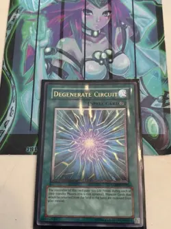 Yugioh 1x Degenerate Circuit Ultimate Rare CDIP-EN047 Cyberdark Impact LP-NM - Image 1