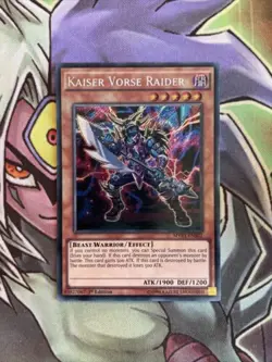 MVP1-ENS02 Kaiser Vorse Raider Secret Rare 1st Edition NM Yugioh Card - Image 1