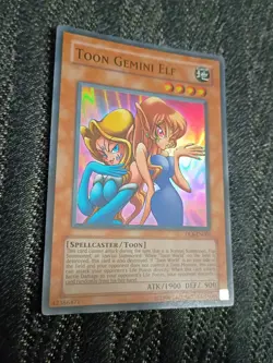 Yugioh Toon Gemini Elf DL6-EN001 Duelist League Super Rare NM - Image 2