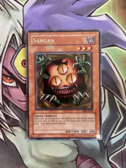 MRD-E069 Sangan Rare Unlimited Edition NM Yugioh Card - Image 1