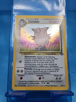 Clefable 1/64 LP Holo Jungle Unlimited Rare Pokemon TCG Card - Image 1