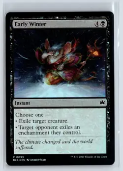 FOIL Early Winter Bloomburrow Common - MTG Magic the Gathering Card - Image 1