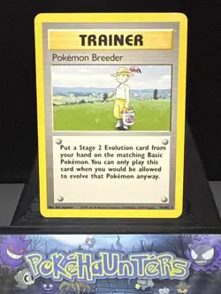 Pokemon Card Pokemon Breeder 76/102 Trainer Rare Base Set Played - Image 1