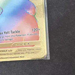 Pikachu VMAX Rainbow Gold Pokemon Card HP310 Collectible/Gift/Display - Image 4
