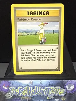 Pokemon Card Pokemon Breeder 76/102 Trainer Rare Base Set Light Play - Image 1