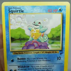 SQUIRTLE - Base Set 2 - 93/130 - Common - Pokemon Card - Unlimited Edition LP - Image 3