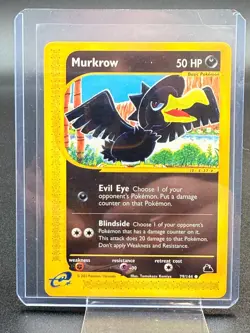 Pokemon Card Murkrow Skyridge Common 79/144 Near Mint - Image 1