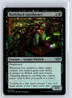 FOIL Rattleback Apothecary Outlaws of Thunder Junction - MTG Magic the Gath - Image 1