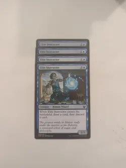 (4) Elite Instructor *PLAYSET* Theros Beyond Death Regular NM MTG - Image 1