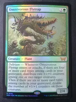 MTG Duskmourn - Omnivorous Flytrap - Foil Rare - Image 1
