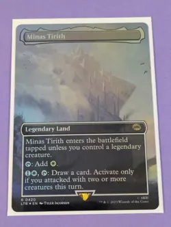 MTG: The Lord of the Rings: Minas Tirith Borderless Foil #0420 Rare - NM - Image 1