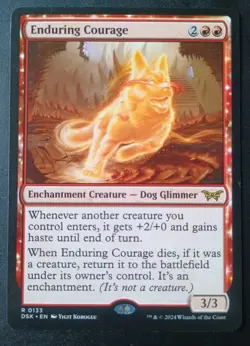 MTG Duskmourn - Enduring Courage - Rare - Image 1