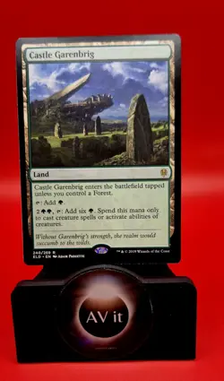 MTG - Castle Garenbrig - Throne of Eldraine - Land - NM - Image 1