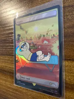 MTG✨WASTES Full Art 🌈 FOIL✨SLD - Fallout NM RARE Bonus Land MISPRINT Unplayed - Image 4