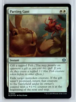 FOIL Parting Gust Bloomburrow Uncommon - MTG Magic the Gathering Card - Image 1