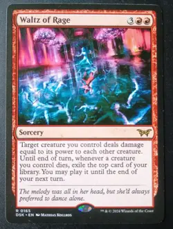 MTG Duskmourn - Waltz Of Rage - Rare - Image 1