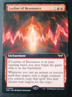 MTG Duskmourn - Leyline Of Resonance - Extended Art Rare - Image 1
