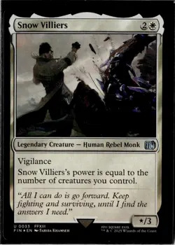 Snow Villiers (Foil) | 0033 | Uncommon | MTG X Final Fantasy - Image 1