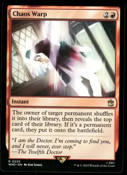 1x Chaos Warp - Universes Beyond: Doctor Who - NM - MTG - Image 1