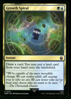 1x Growth Spiral - Universes Beyond: Doctor Who - NM - MTG - Image 1