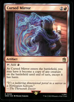 1x Cursed Mirror - Universes Beyond: Doctor Who - NM - MTG - Image 1