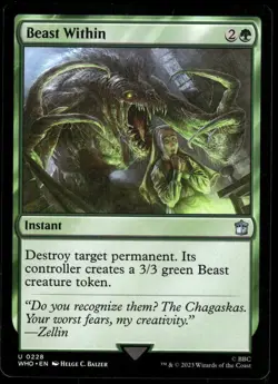 1x Beast Within - Universes Beyond: Doctor Who - NM - MTG - Image 1