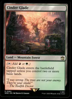 1x Cinder Glade - Universes Beyond: Doctor Who - NM - MTG - Image 1